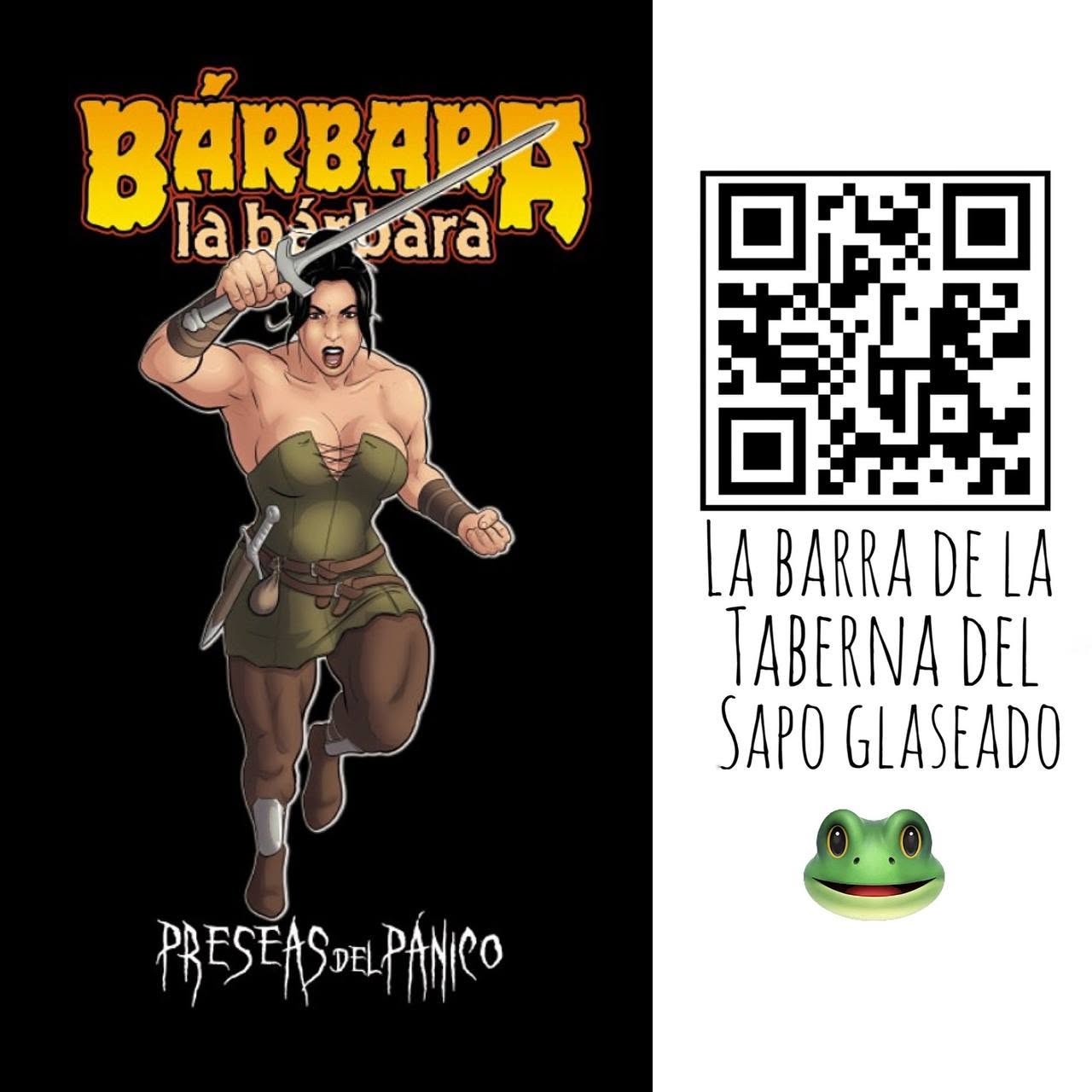 Código QR del grupo de Telegram La Taberna del Sapo Glaseado