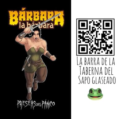 Código QR del grupo de Telegram La Taberna del Sapo Glaseado